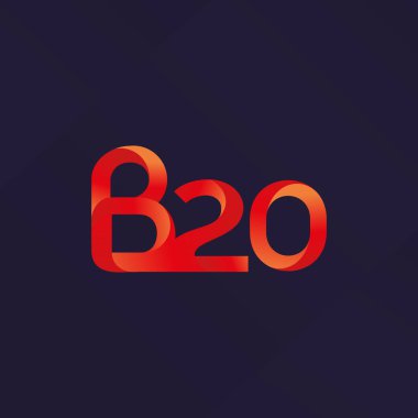 Harf ve sayı logo b20