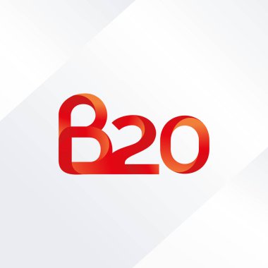 Harf ve sayı logo b20