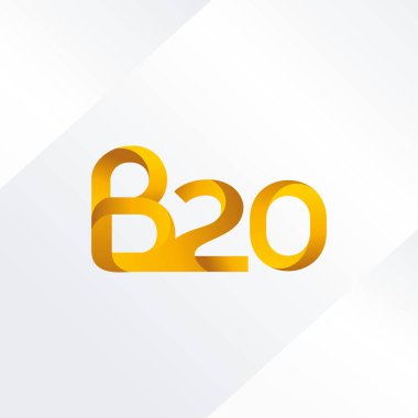 Harf ve sayı logo b20