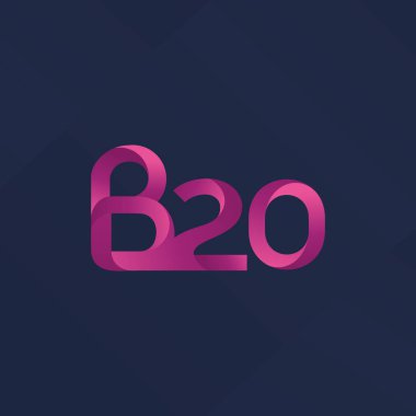 Harf ve sayı logo b20