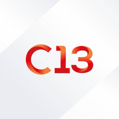 Harf ve sayı logo c13 