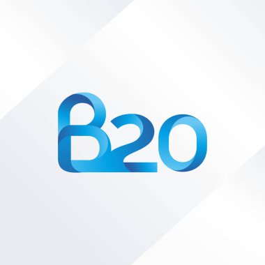 Harf ve sayı logo b20