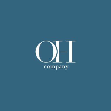 O ve H harfi şirket logosu 