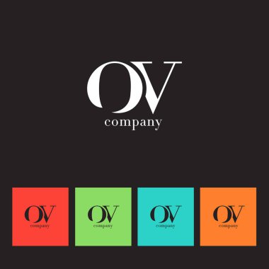 O ve V harfi şirket logosu 