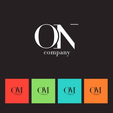 O ve N harfi şirket logosu 