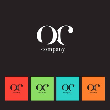 O ve C harfi şirket logosu 