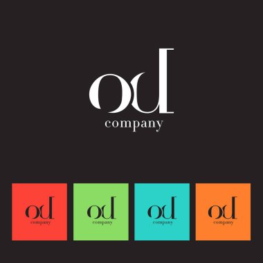 O ve D harfi şirket logosu 