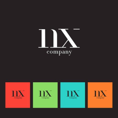 N ve X harfi şirket logosu 