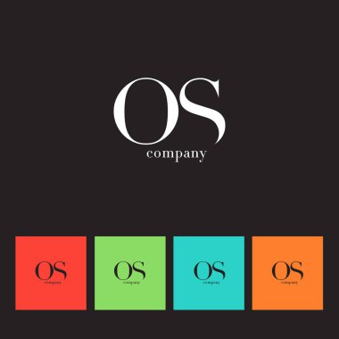 O ve S harfi şirket logosu 