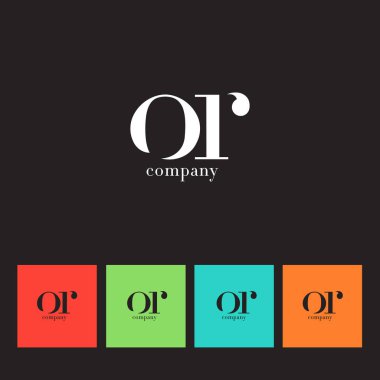 O ve R harfi şirket logosu 