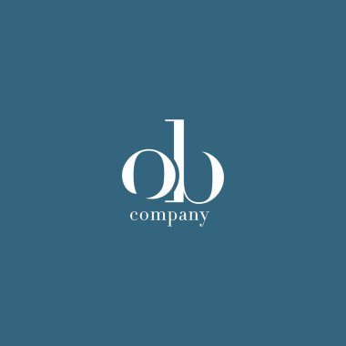 O ve B harfi şirket logosu 