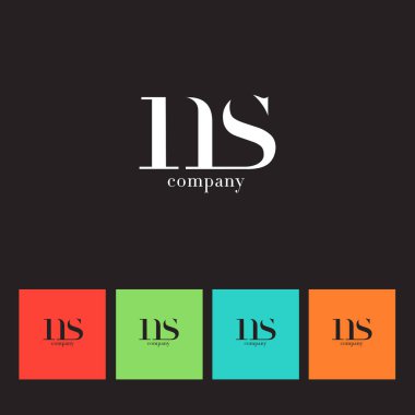 N ve S harfi şirket logosu 