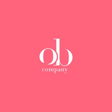 O ve B harfi şirket logosu 