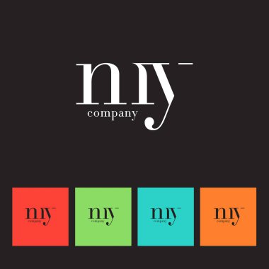 M ve Y harfi şirket logosu 