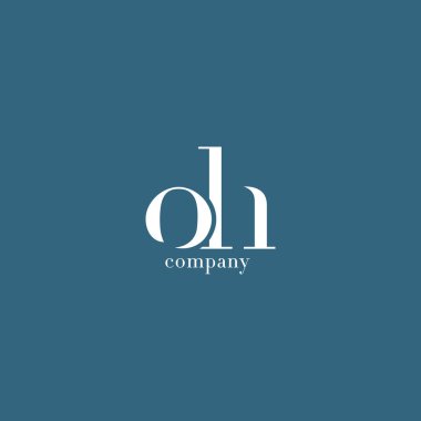 O ve H harfi şirket logosu 