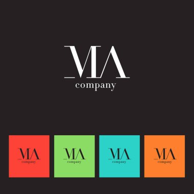 M ve mektup şirket logosu 