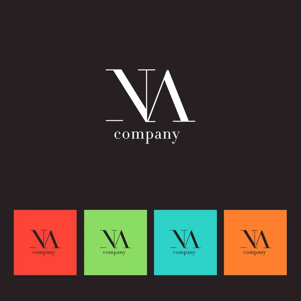 N & A Letter Company Logo — Stock Vector