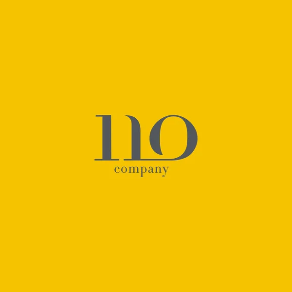 Логотип компании N & O Letter — стоковый вектор