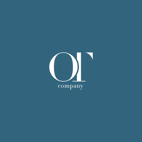 O & T brev företagslogotyp — Stock vektor