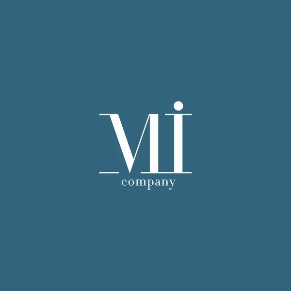 Logotipo de la empresa Carta M & I — Archivo Imágenes Vectoriales