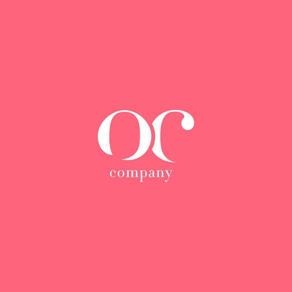 O & λογότυπο εταιρείας γράμμα C — Διανυσματικό Αρχείο