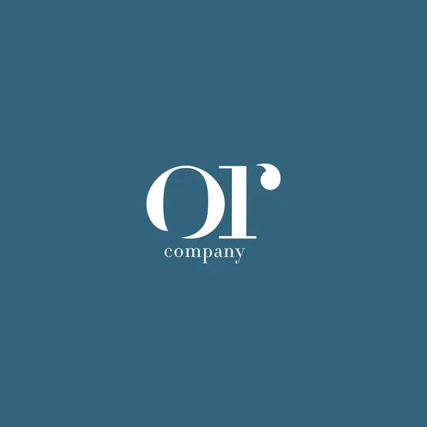 O & R Letter Company Logo — Stock Vector