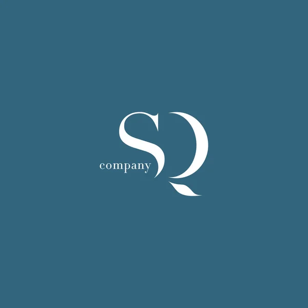 S & Q Letter Company logo – Stock-vektor