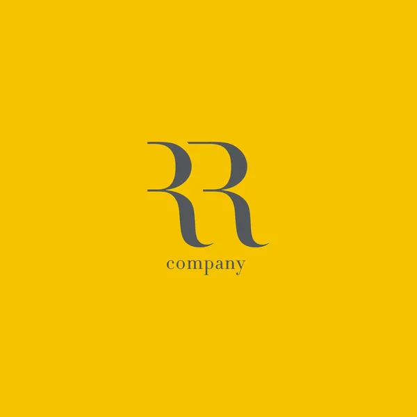 R & R Letter Company Logo — Stock Vector