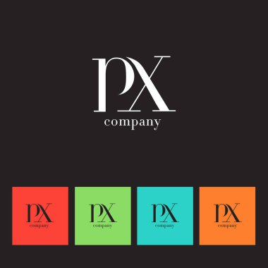 P ve X harfi şirket logosu 