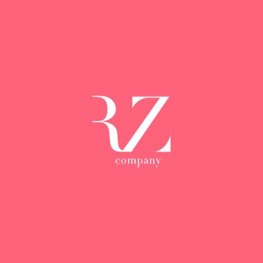 R ve Z harfi şirket logosu 