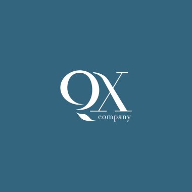 Q ve X harfi şirket logosu 
