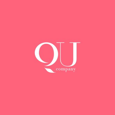 Q ve U harfi şirket logosu 