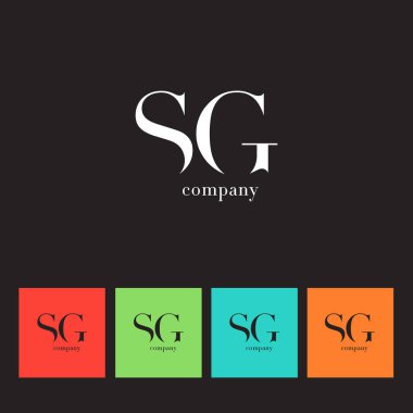 S ve G harfi şirket logosu 