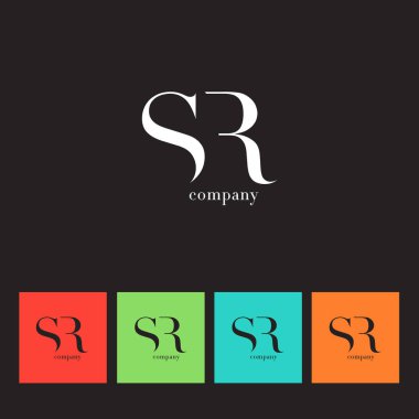 S ve R harfi şirket logosu 