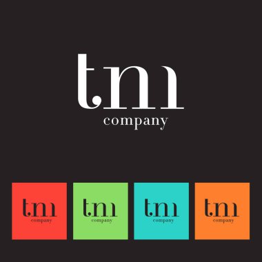 T ve M harfi şirket logosu 