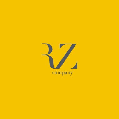 R ve Z harfi şirket logosu 
