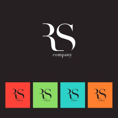 R ve S harfi şirket logosu 
