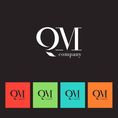 S ve M harfi şirket logosu 