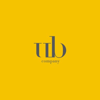 U ve B harfi şirket logosu 