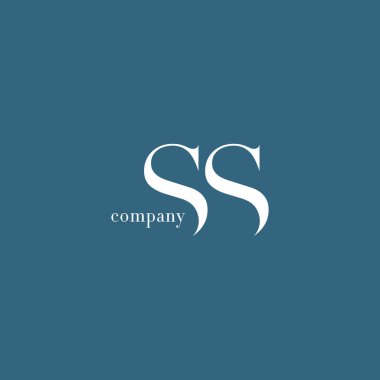 S ve S harfi şirket logosu 