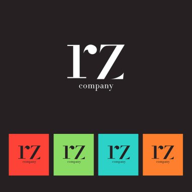 R ve Z harfi şirket logosu 
