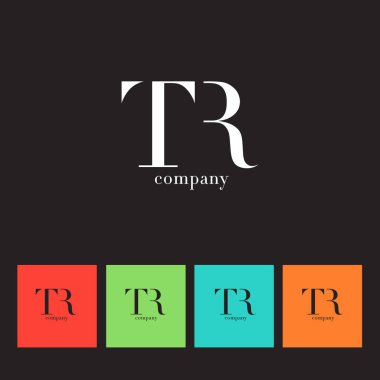 T ve R harfi şirket logosu 