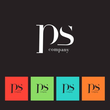 P ve S harfi şirket logosu 