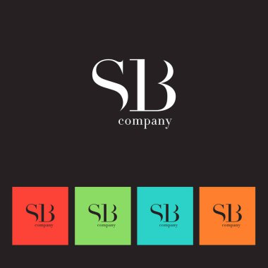 S ve B harfi şirket logosu 