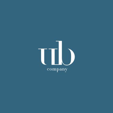 U ve B harfi şirket logosu 