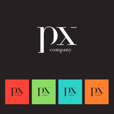 P ve X harfi şirket logosu 