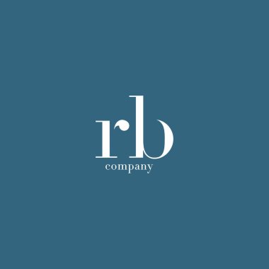 R & B harfi şirket logosu 