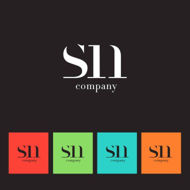 S ve N harfi şirket logosu 