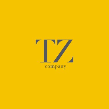 T ve Z harfi şirket logosu 