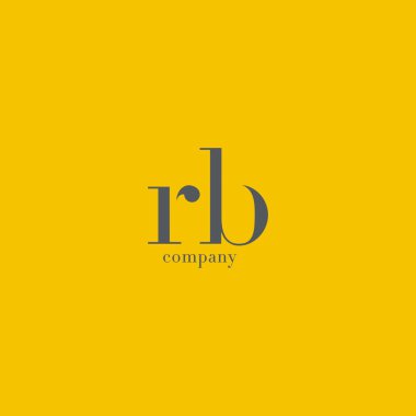 R & B harfi şirket logosu 